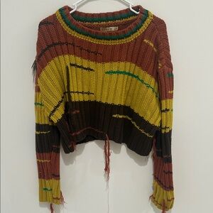 Multicolor Knit Sweater
